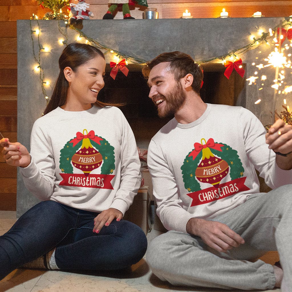 Merry Christmas Sweatshirt - Christmas Crewneck Sweatshirt - Print Sweatshirt