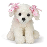 Sassy the White Poodle Mix Puppy Dog by Bearington Collection