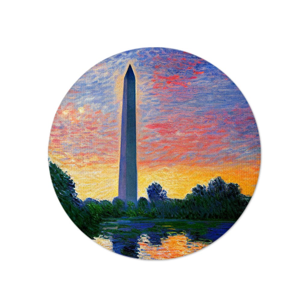 Washington National Cathedral Hat Patches - Monet Art Patches - United States Patch Applique