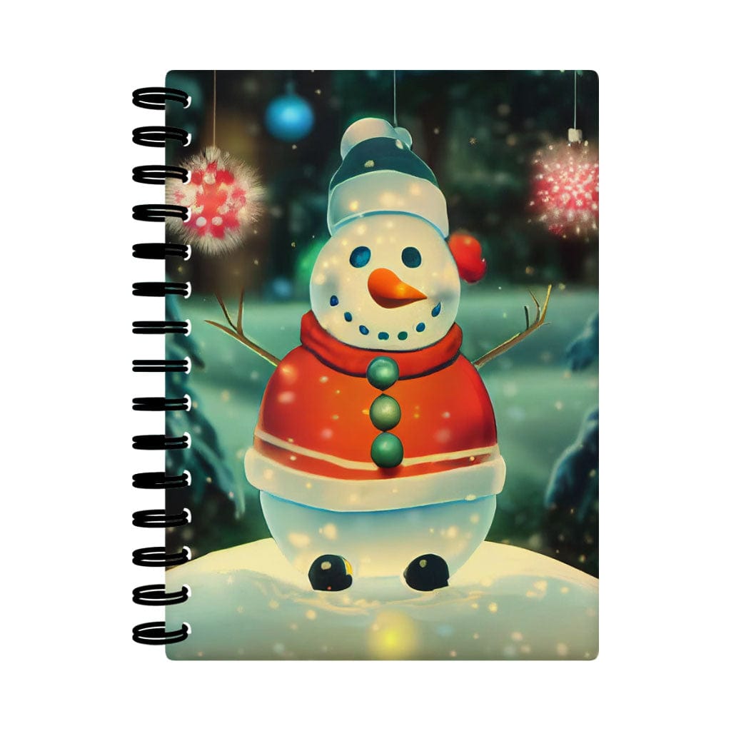 Christmas Themed Spiral Notebook - Funny Notebook - Graphic Notebook