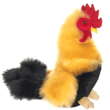 Plush Toy Rooster-Colorful Lifelike Cuddly Rooster