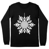Snowflake Design Long Sleeve T-Shirt - Snowflake T-Shirt - Christmas Long Sleeve Tee Shirt