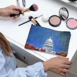 White House Makeup Bag - Claude Monet Cosmetic Bag - USA Makeup Pouch