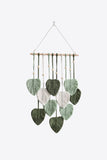 Macrame Leaf Bead Wall Hanging-Handmade, Super Cute!