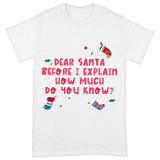 Funny Christmas Heavy Cotton T-Shirt - Graphic Tee Shirt - Funny T-Shirt