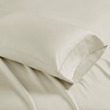 Olliix - 1500 Thread Count Pillowcases, 2-Pack, Ivory - King