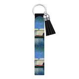 Monet Keychain Wristlet - Jefferson Memorial Keychain Bracelet - Tidal Basin Wristlet Strap for Key