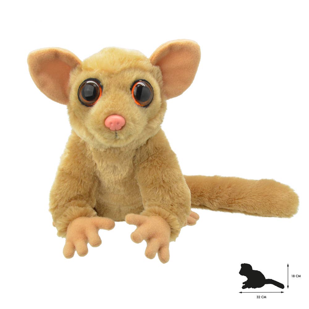 Plush Realistic Tarsius or Tarsier by Wild Planet - All About Nature