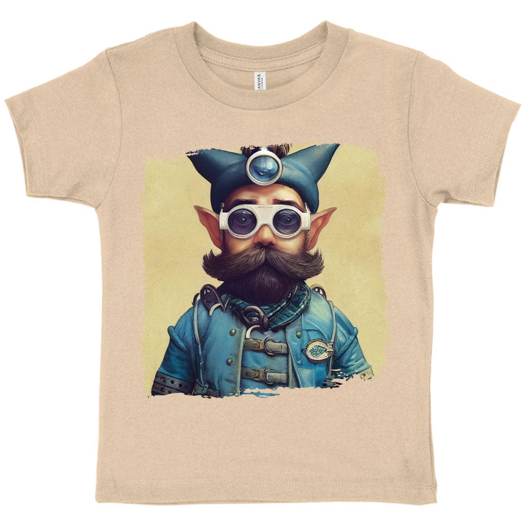 Steampunk Engineer Toddler T-Shirt - Cute Kids' T-Shirt - Gnome Tee Shirt for Toddler