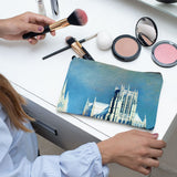 United States Makeup Bag - Washington Monument Cosmetic Bag - Claude Monet Makeup Pouch