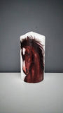 Horse Decorated Candle