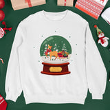 Christmas Deer Sweatshirt - Beautiful Crewneck Sweatshirt - Deer Sweatshirt