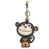 CHALA - Monkey Vegan Key Chain - The Pink Pigs, A Compassionate Boutique