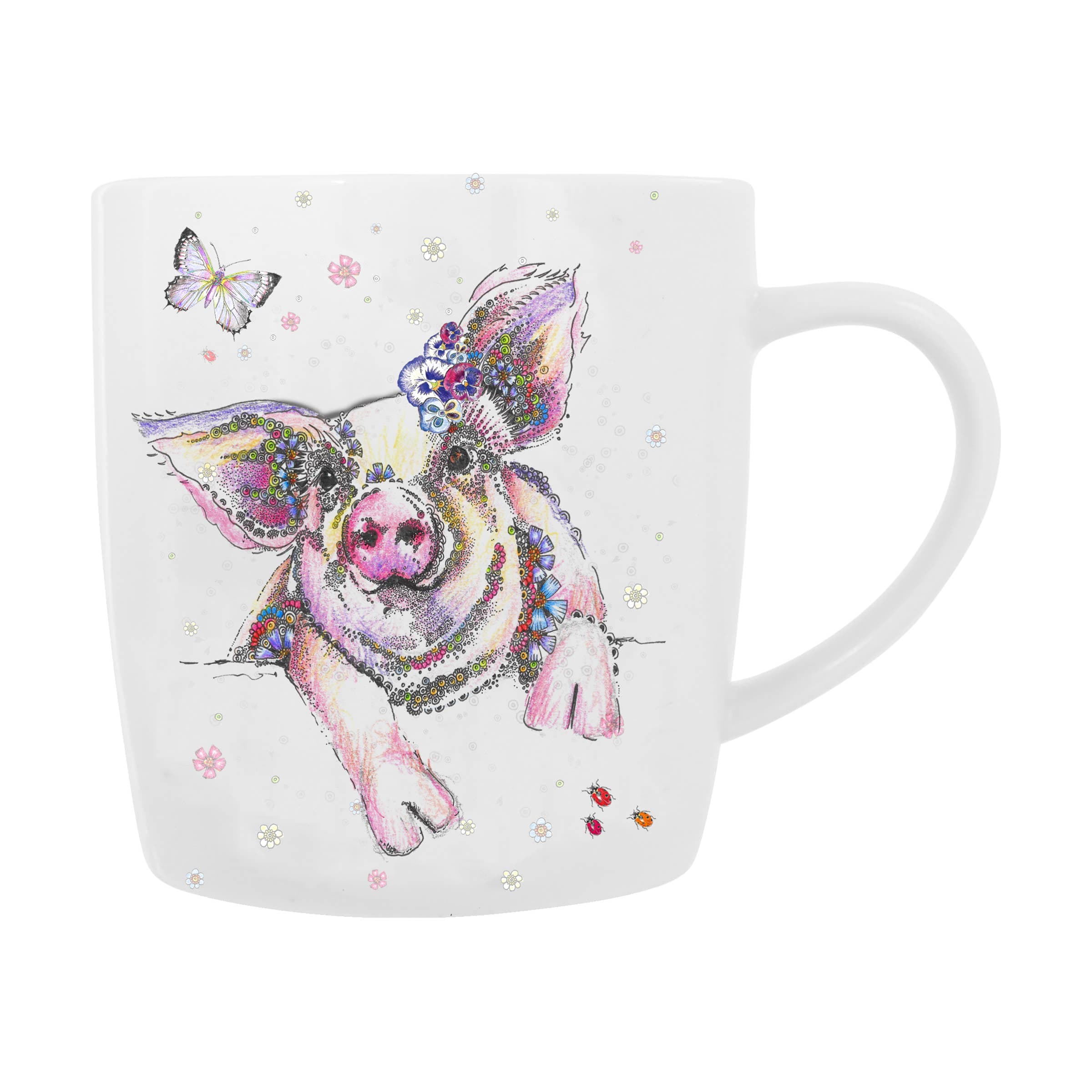 Cutest Pig Mug!  DOODLEICIOUS Bree Merryn