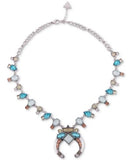 Silver-Tone Multi-Stone Statement Necklace By Guess