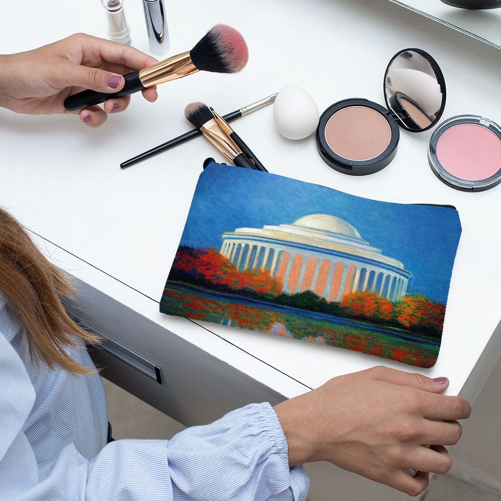 Claude Monet Makeup Bag - Washington Cosmetic Bag - USA Makeup Pouch