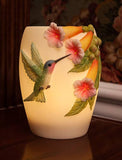 Hummingbird & Trumpet Flower Night Lamp