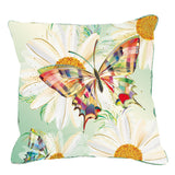 BUTTERFLY Cotton Throw Pillow by TURNOWSKY