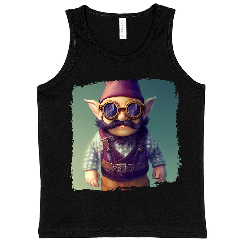 Gnome Kids' Jersey Tank - Pilot Sleeveless T-Shirt - Steampunk Kids' Tank Top