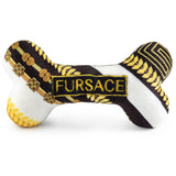 Fursace Bone for Dogs with Squeaker Inside Plush Parody Pet Chew Toy