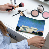 Monet Makeup Bag - Jefferson Memorial Cosmetic Bag - Tidal Basin Makeup Pouch