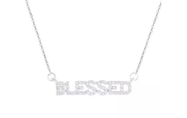 "Blessed" CZ Necklace by Amanda Blu*