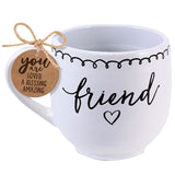 Friends Encourage One Another Artisan Doodles Scripture Coffee Mug
