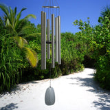 Bells of Paradise - Silver 54" Woodstock Chimes - The Pink Pigs, Animal Lover's Boutique