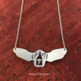 Bassett Hound Stainless Steel Necklace Made in the USA - The Pink Pigs, A Compassionate Boutique
