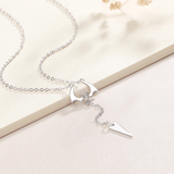 Bat Necklace-Cute flying Bat in Sterling Silver Adorns Your Neck - The Pink Pigs, A Compassionate Boutique
