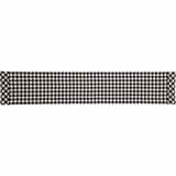 Vintage Check Black and White Table Runners and Placemats