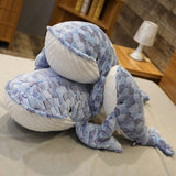 Blue Whale Plush Toy Pillow Four Sizes - The Pink Pigs, A Compassionate Boutique