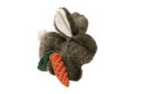 Bunny Rabbit Carrot Knot Plush Dog Toy *