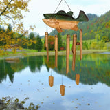 Turtle or Bass Bamboo Woodstock Chimes - The Pink Pigs, A Compassionate Boutique