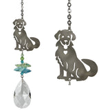 Dog Suncatcher-Crystal Fantasy - The Pink Pigs, Animal Lover's Boutique