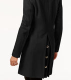 Calvin Klein Oversized-Collar Walker Coat Black S