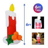 Inflatable LED Candle Holiday Yard Decoration