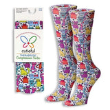 Knee High Compression Socks that are CUTE! Feel Good & Look Cute Too! - The Pink Pigs, Animal Lover's Boutique