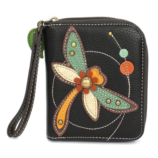 Chala Handbags Dragonfly Crescent Crossbody Handbag Purse