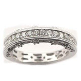Diamond Wedding Band Channel Set .5ctw 14K White Gold-EXQUISITE! - The Pink Pigs, A Compassionate Boutique
