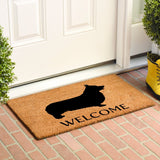 Pembroke Welsh Corgi Coir Welcome Mat Made in the USA - The Pink Pigs, A Compassionate Boutique