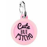 CUTEST Pet Dog Tags Made in the USA, Recycled Metal, Glow in Dark, Waterproof - The Pink Pigs, A Compassionate Boutique