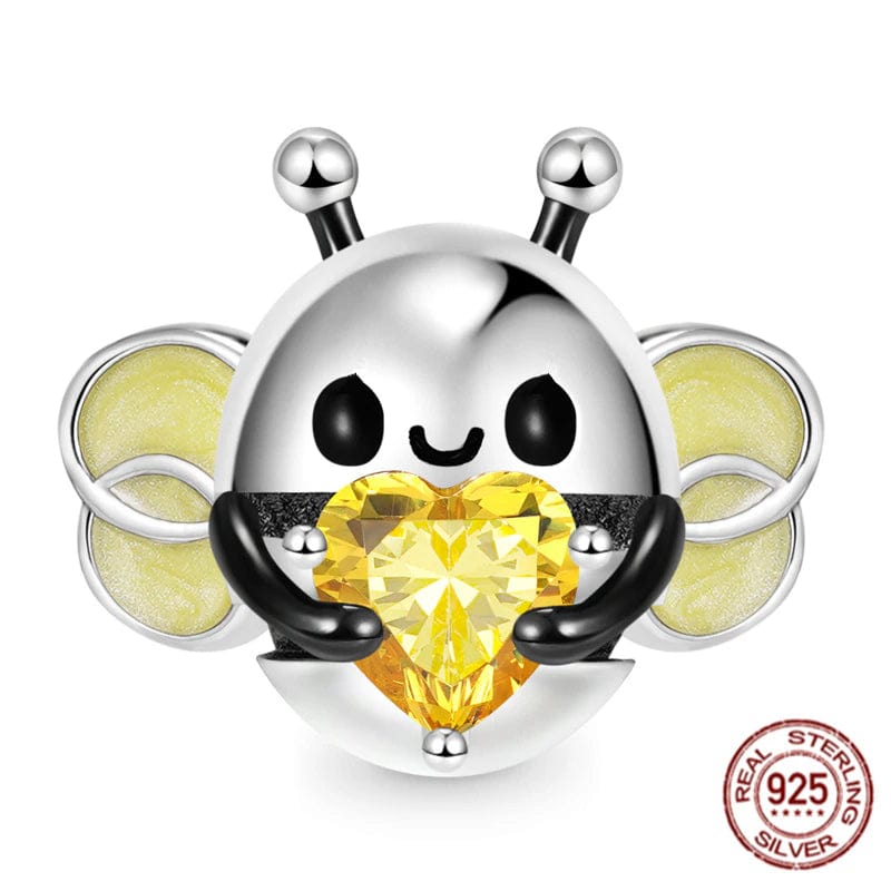 Honey Bee Charms Sterling Silver-Pandora Style