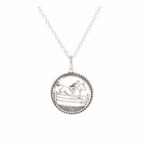 Equestrian Eventing Horse Lover's Necklace Sterling SIlver
