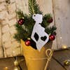 Metal Ornament: Expecting Mom - The Pink Pigs, A Compassionate Boutique