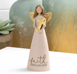 Faith God Answers Angel Figurine