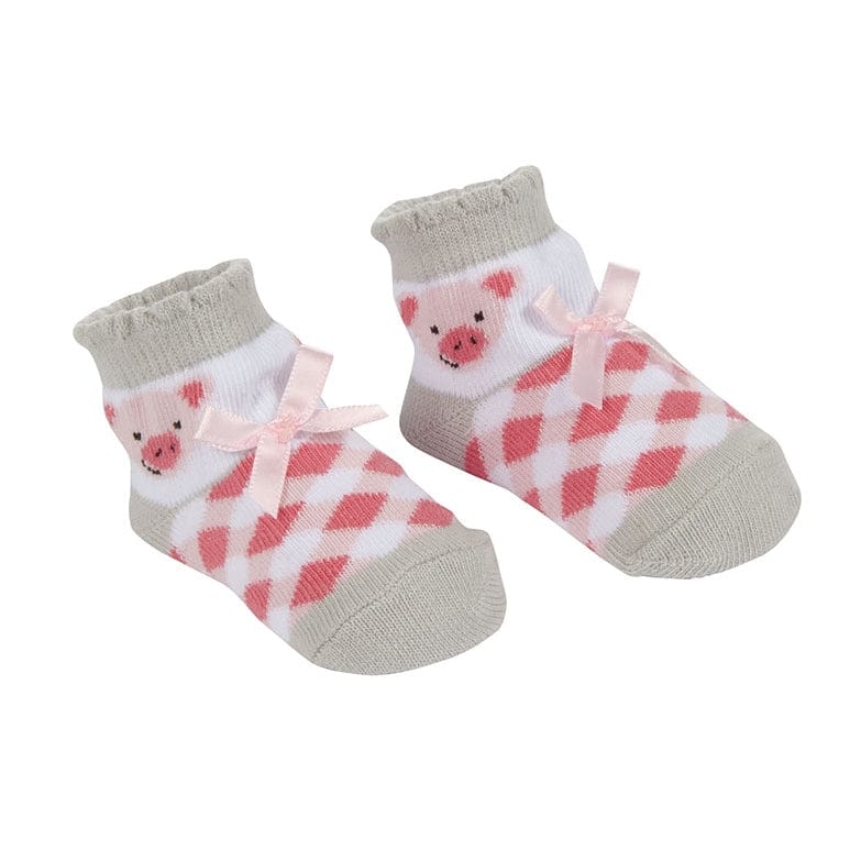 Farm Friends Socks Gift Set by Maison Chic - The Pink Pigs, A Compassionate Boutique