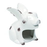 Flying Pig Kitchen Sponge Holder Distressed White - The Pink Pigs, A Compassionate Boutique