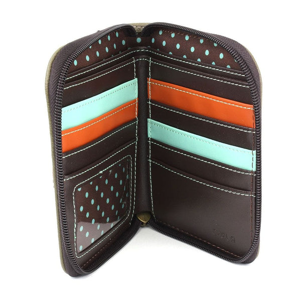 Chala Dragonfly Zip Around Wallet