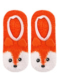 Fox Fuzzy Footie Slipper Socks
